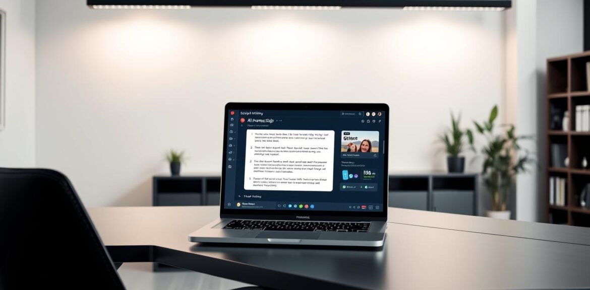YouTube script writing AI service